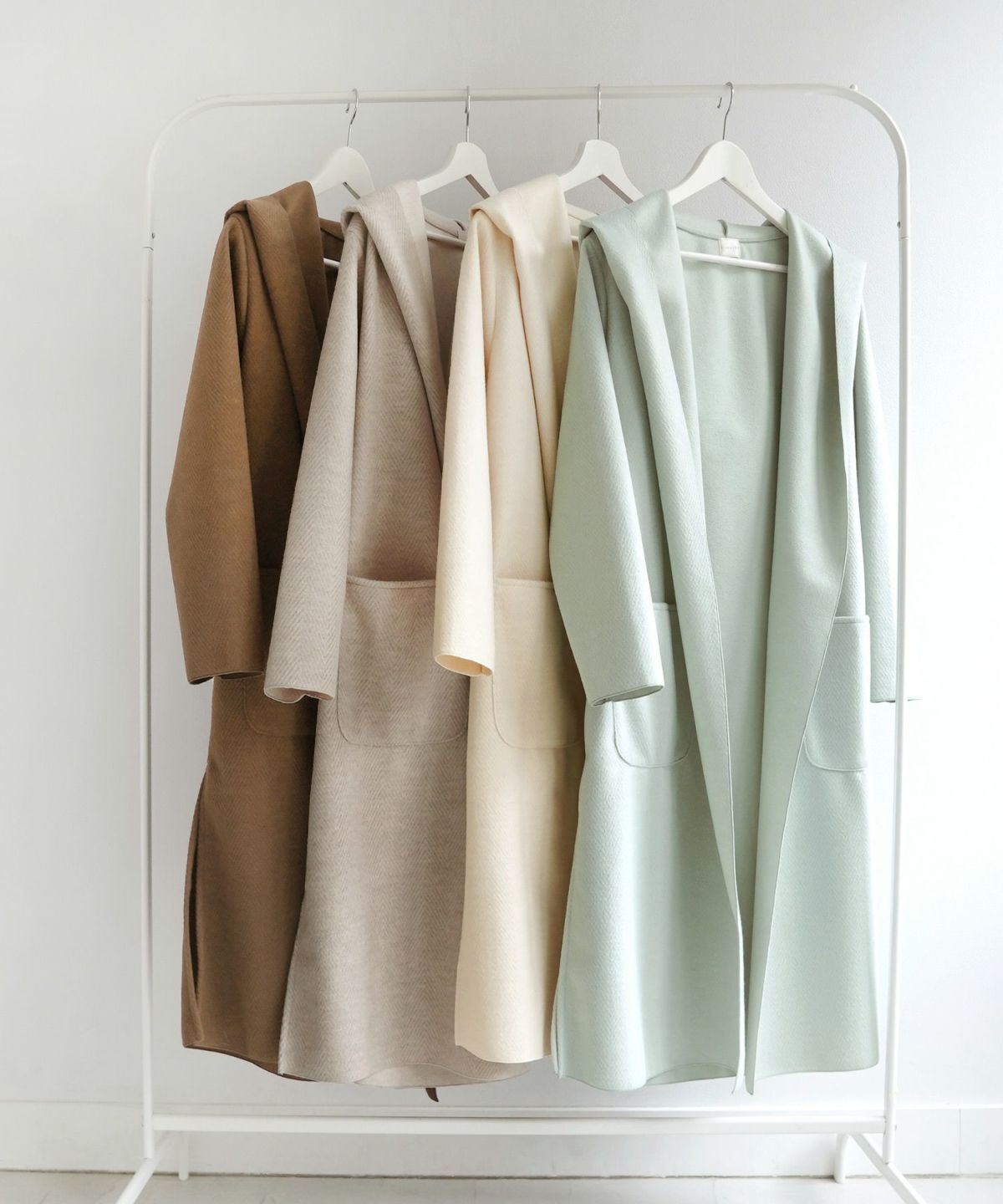 コーディガン ヘリンボーン フード付き Liala×PG