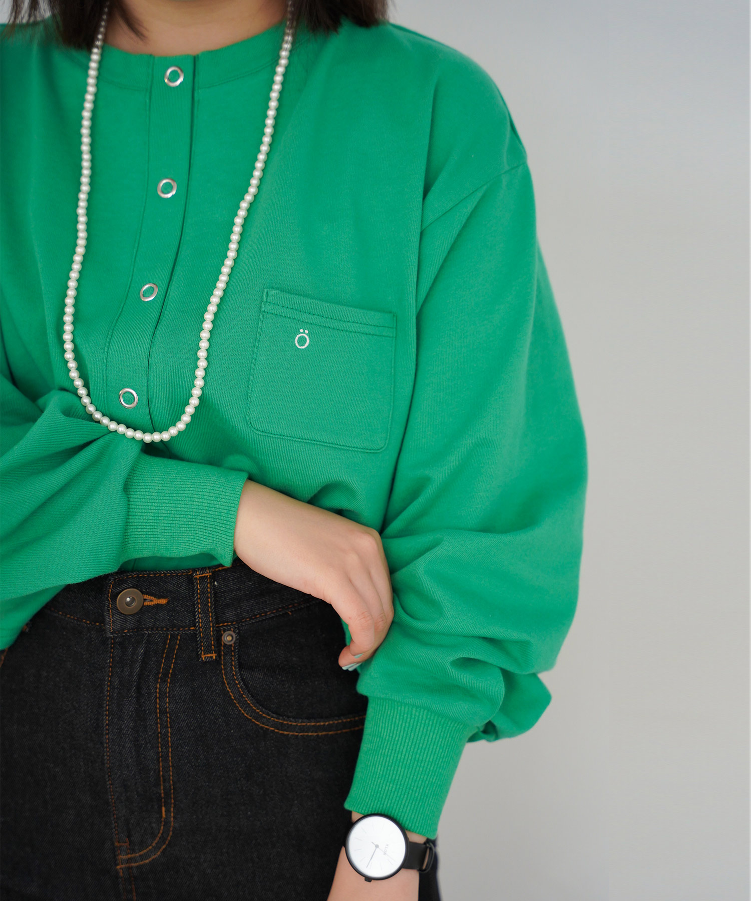 カーディガン スウェット コットン裏毛 omom sot