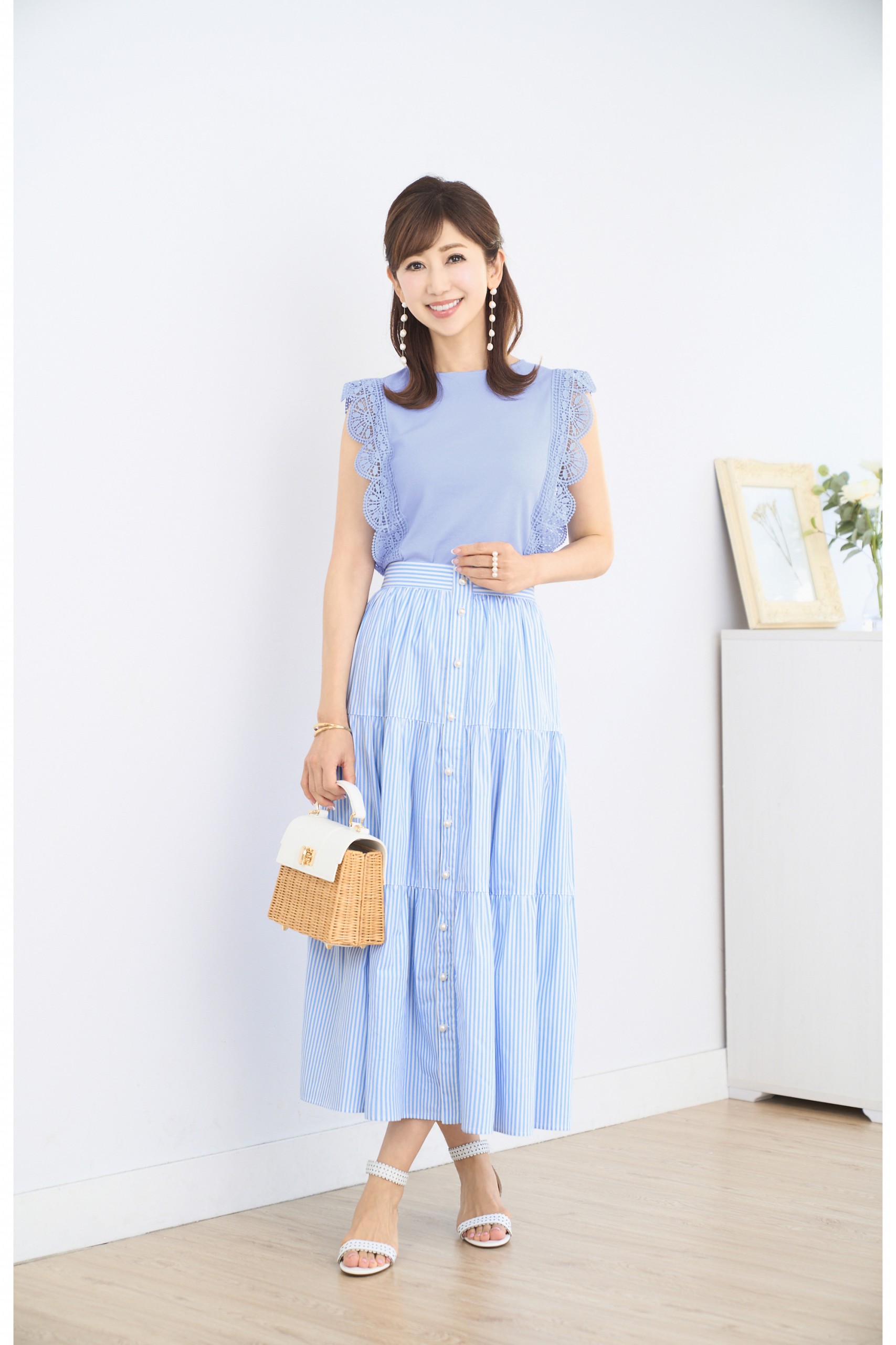 モチーフレース ノースリーブ プルオーバー Prima Scherrer