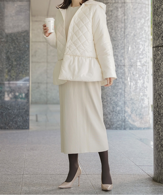 マルチway キルティング ジャケット HUIT