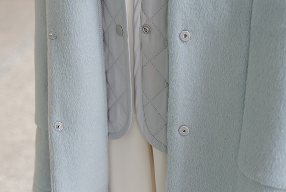 ライナーベスト付きコート HUIT