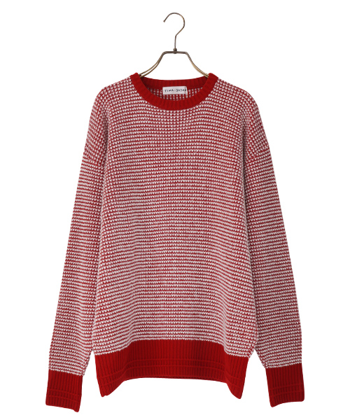 ユニセックス ワッフルニット TINA:JOJUN