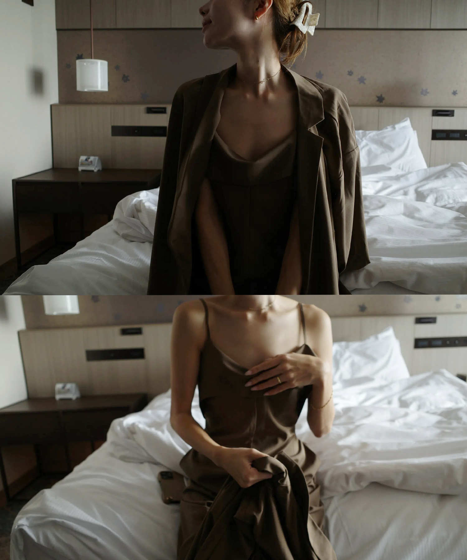 [DAILY & LOUNGEWEAR] ドレープネック 2WAY ストラップ オールインワン KINO THE KEI