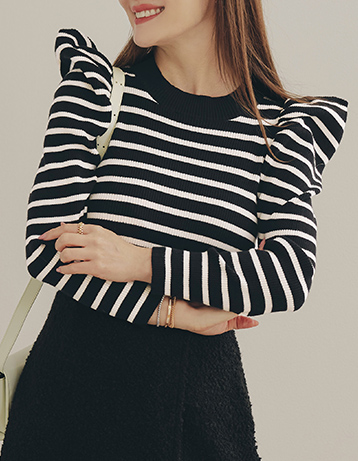 猫耳 リブ ニット Liala×PG