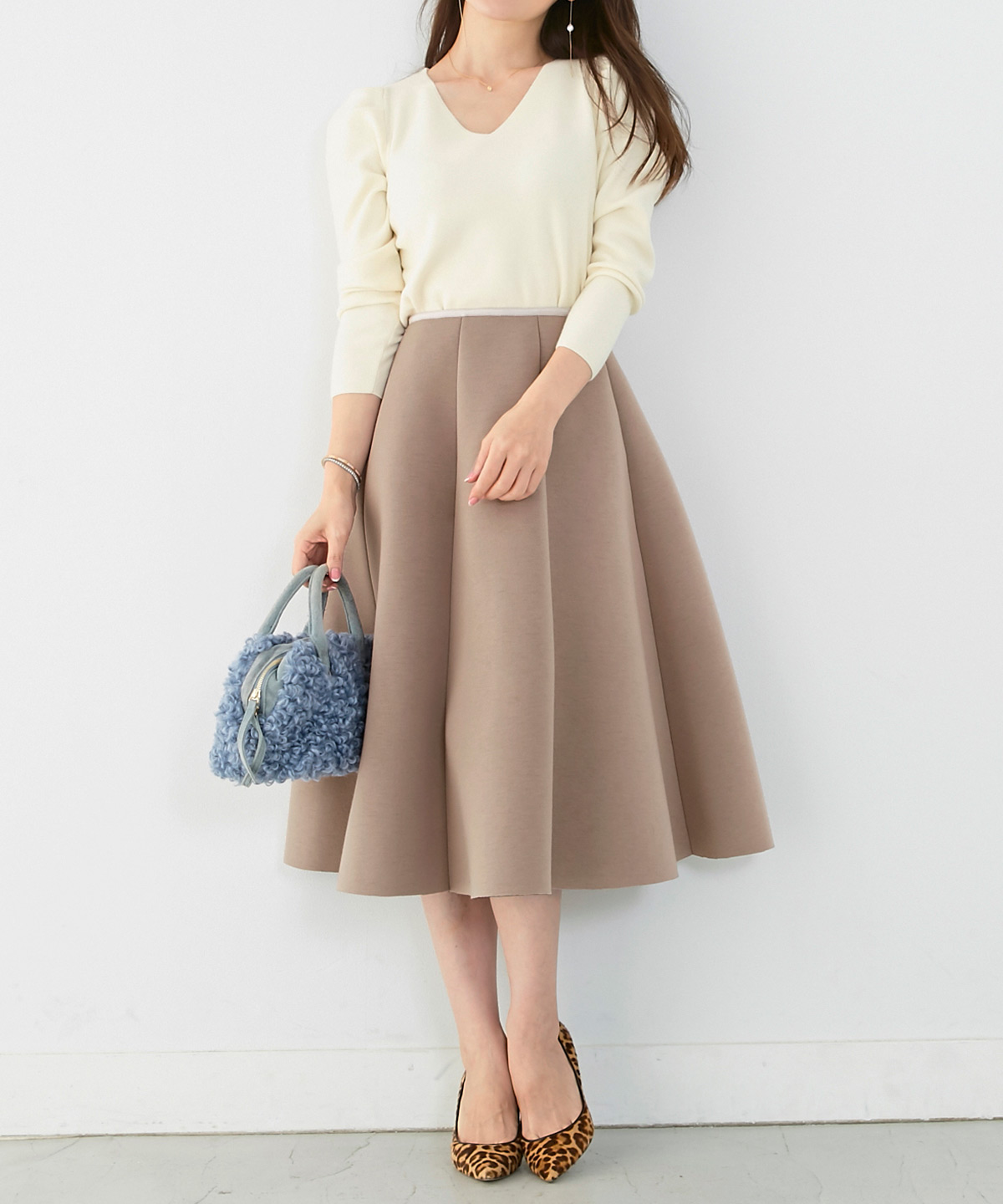 ボンディング フレア スカート Liala×PG