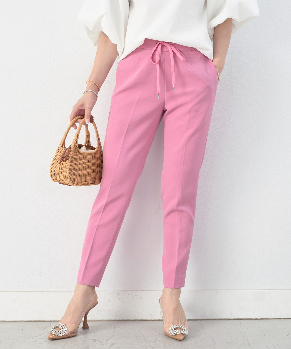 NEW ドロスト センタープレス パンツ Liala×PG