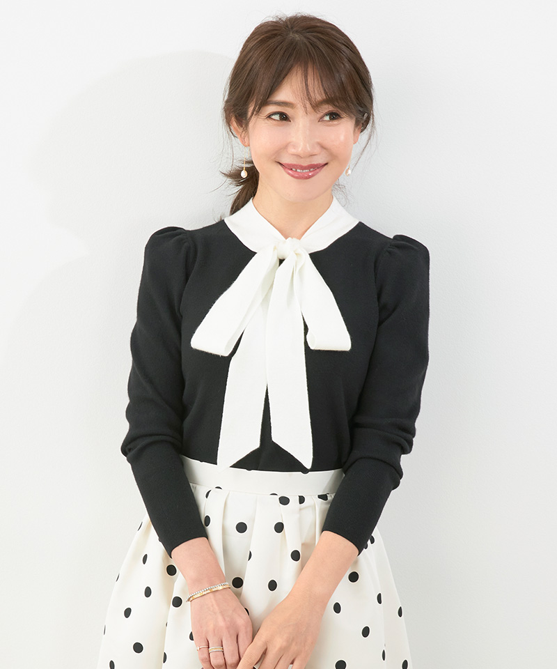 ボウタイ リボン ニットト Liala×PG