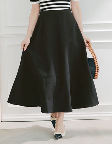 ニット ドッキング フレア ワンピース Liala×PG