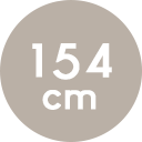154cm