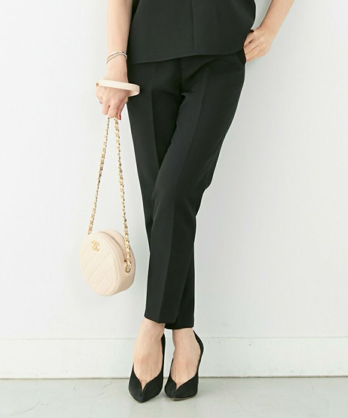 ブルーベル すっきりライン センタープレス パンツ Liala×PG