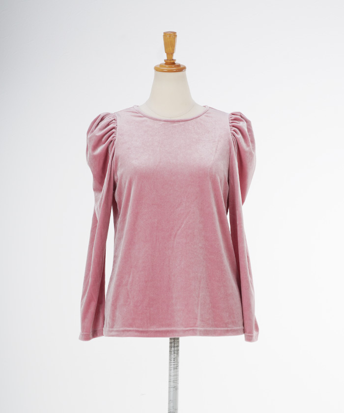 ベロアカットソー