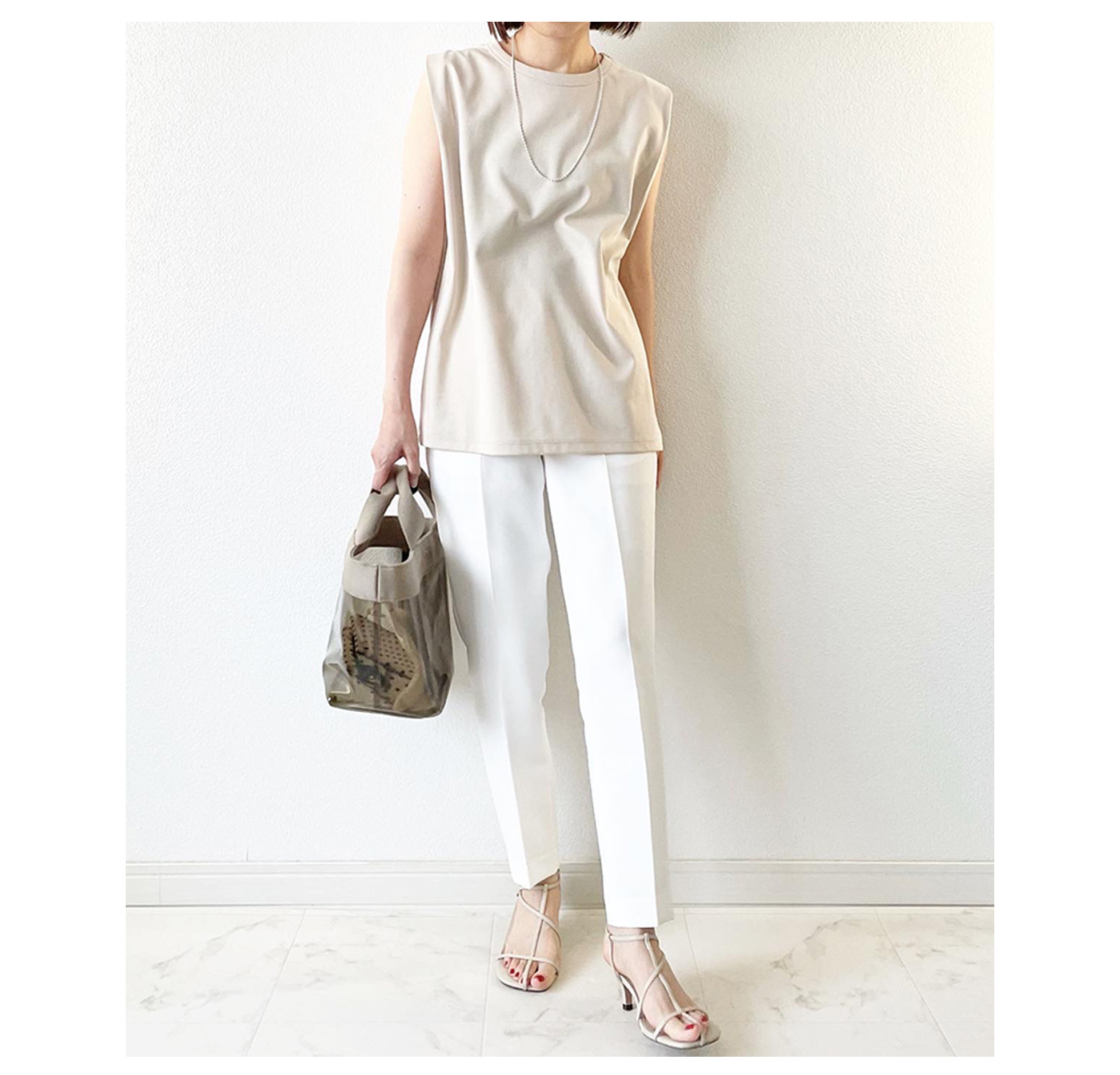 NEW 美脚 センタープレス パンツ 通常丈 Liala×PG