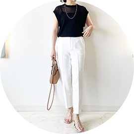 NEW 美脚 センタープレス パンツ 通常丈 Liala×PG