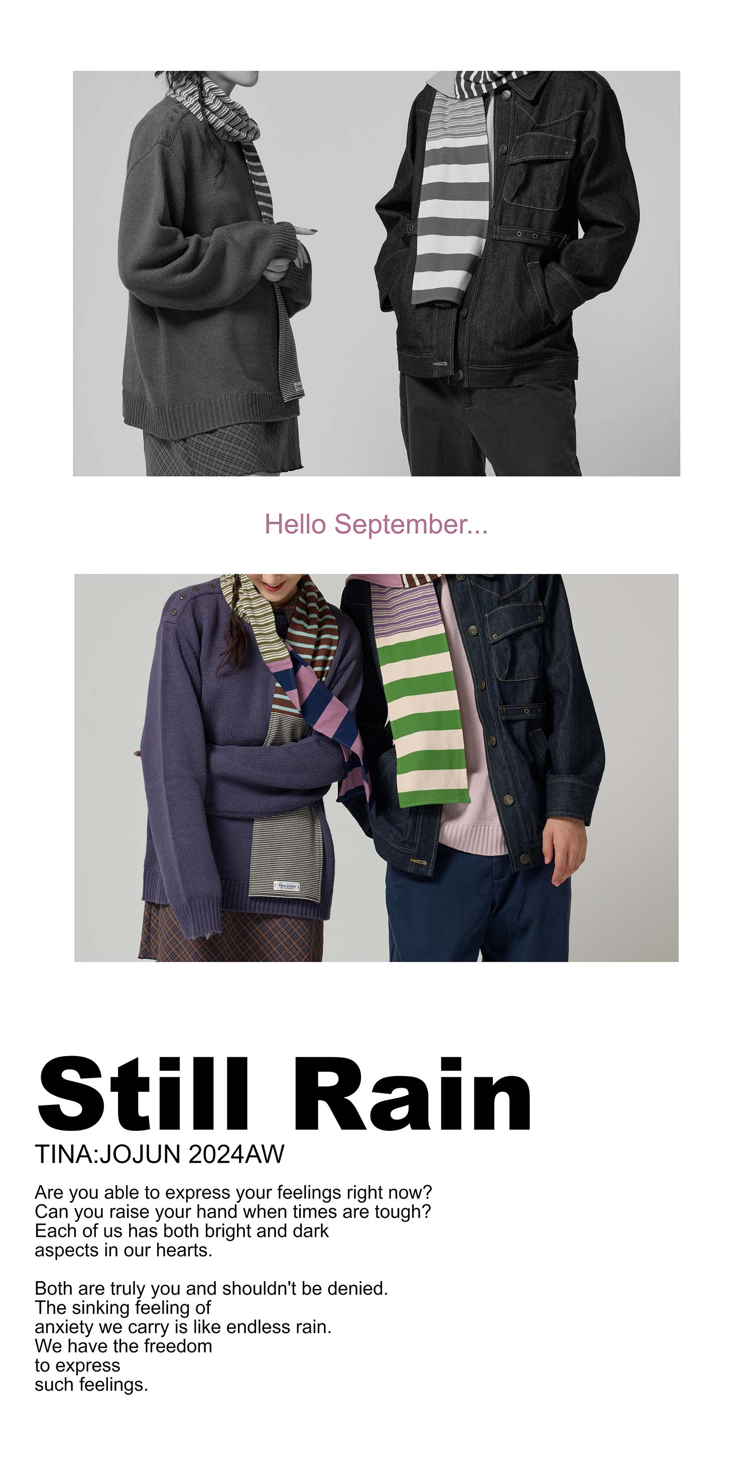 2024Limited Edition TINA：JOJUN TINA:JOJUN：LOOK BOOK 2024AW -9.sep LOOK BOOK- | Joint Space
