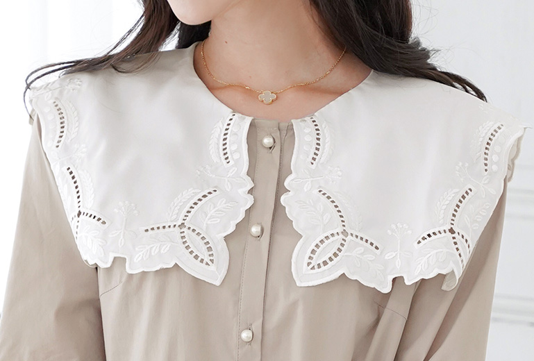 繊細な糸が描く大人の気品