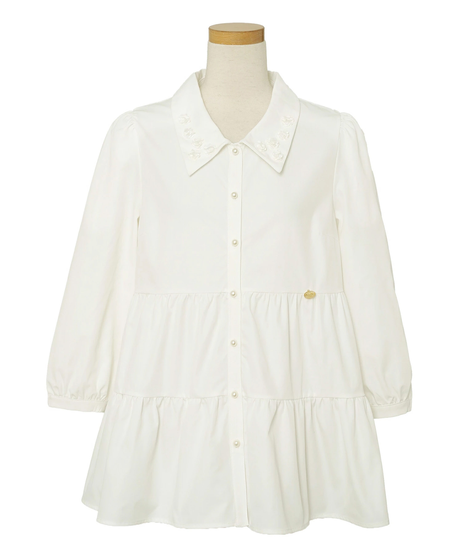 花 モチーフ チュニック ブラウス le reve vaniller