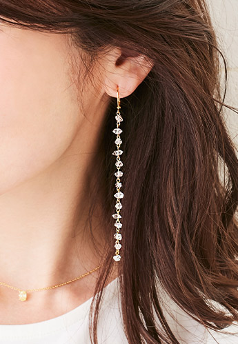 タイニー ロング ピアス イヤリング