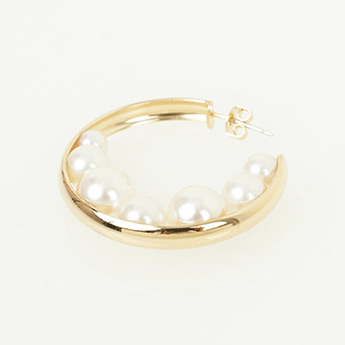 ムーン パール ピアス イヤリング