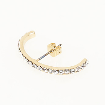 クリスタル カーフ ピアス