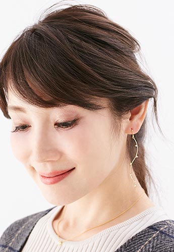 リュクス サークル ピアス イヤリング