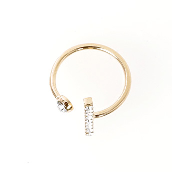 3 クリスタル T リング