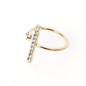 3 クリスタル T リング