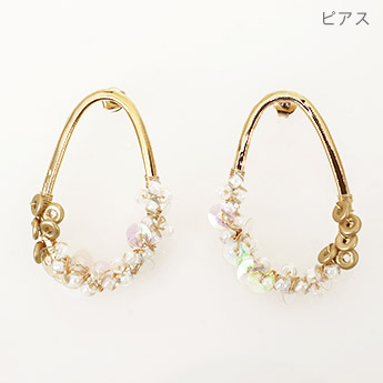 キャンディ ドロップ ピアス イヤリング