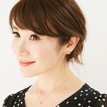 リボン ピアス イヤリング