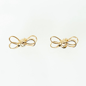 リボン ピアス イヤリング