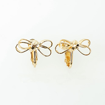 リボン ピアス イヤリング