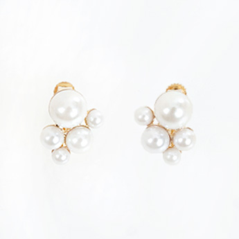 バブル パール ピアス イヤリング Bubble Pearl Pierce Earring （Liala） 全2種 ｜lia911-9599【3】