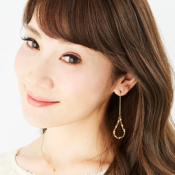 チェーン ドロップ ピアス イヤリング