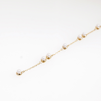 タイニー パール ロング ピアス イヤリング