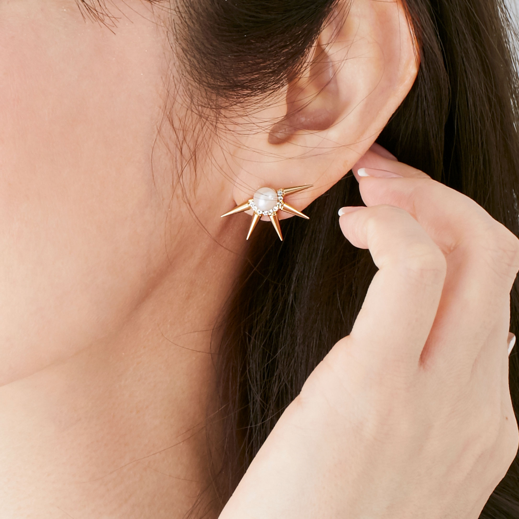 パール スターフィッシュ ピアス イヤリング Pearl Starfish Pierce Earring Liala 全2種