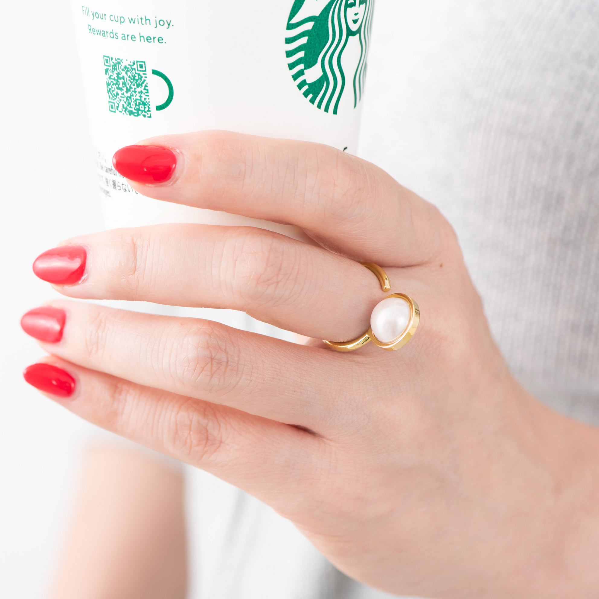 キャンディ パール リング