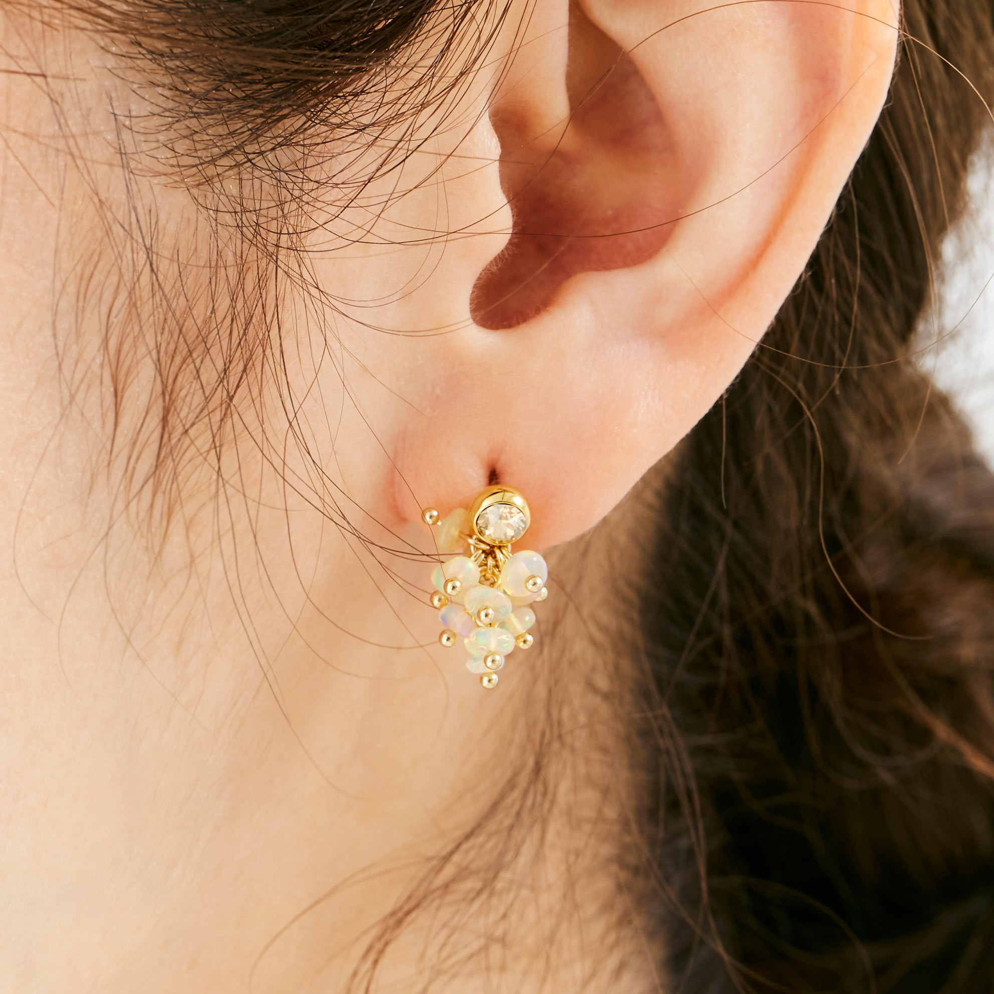 グレープ ピアス イヤリング