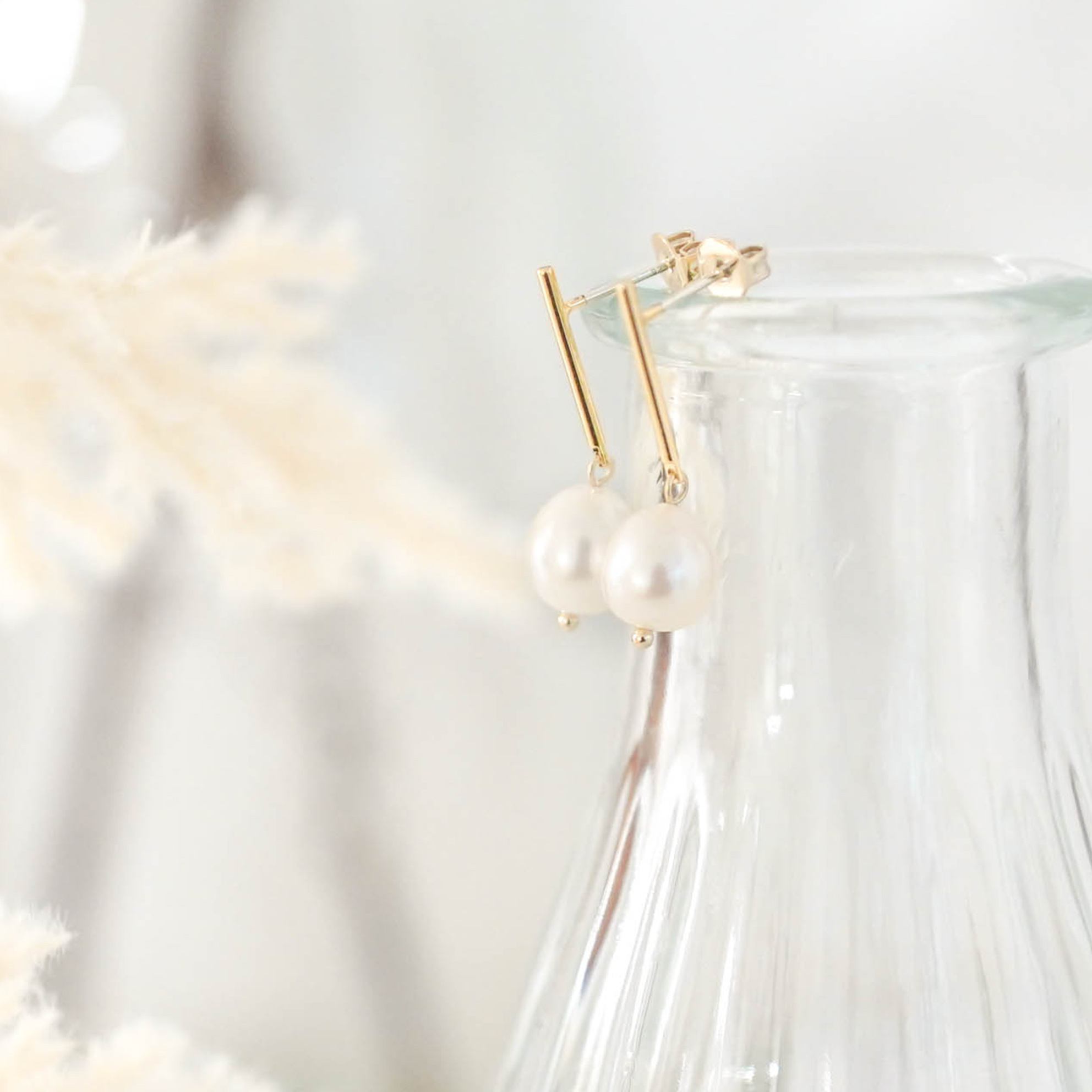 パール ドロップ ピアス イヤリング