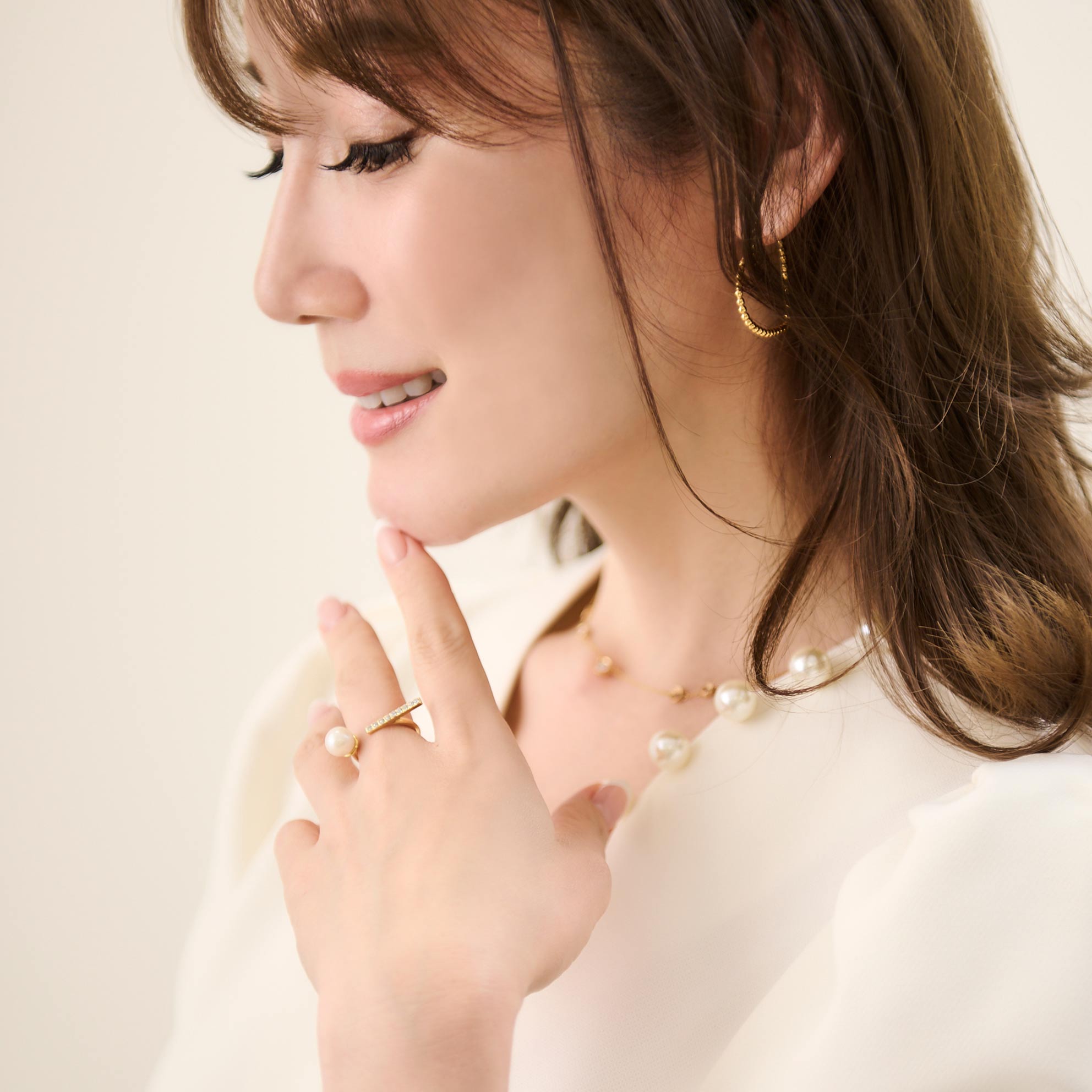 クリスタル ライン リング