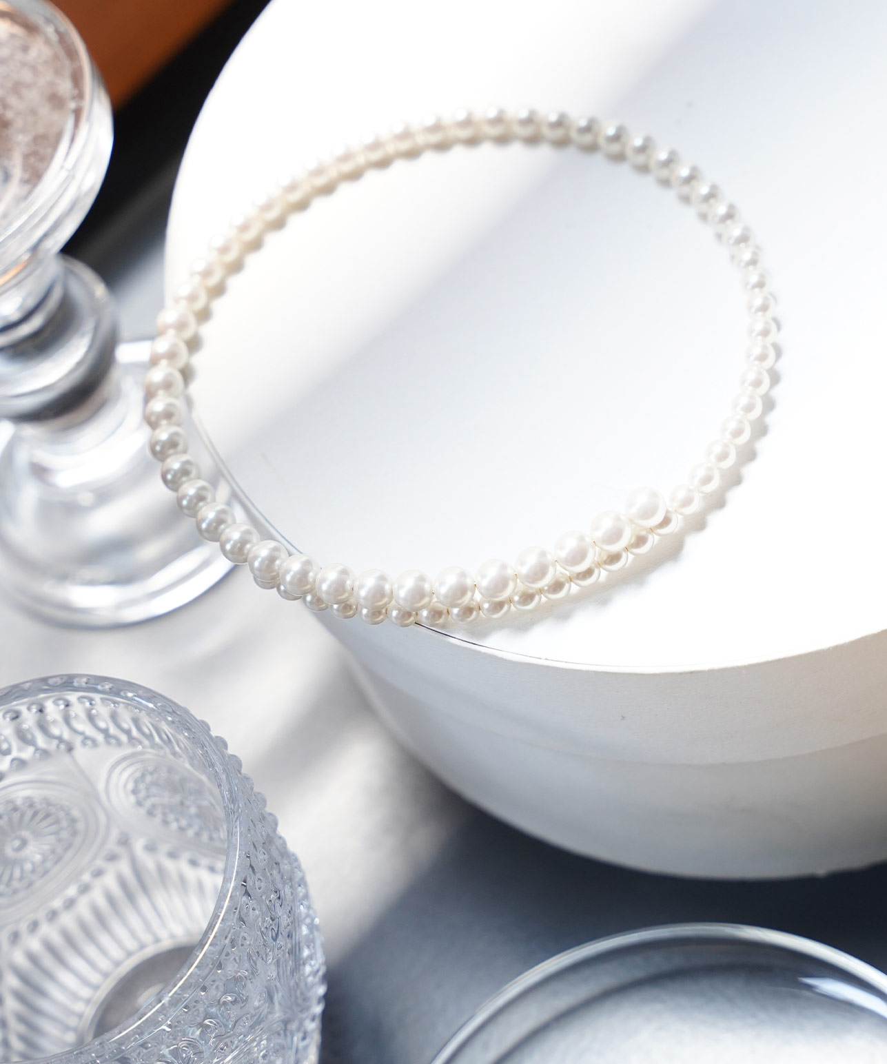  パール チョーカー ネックレス