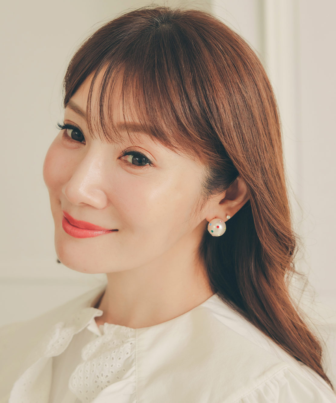 カラフル ストーン ワンポイント ピアス イヤリング