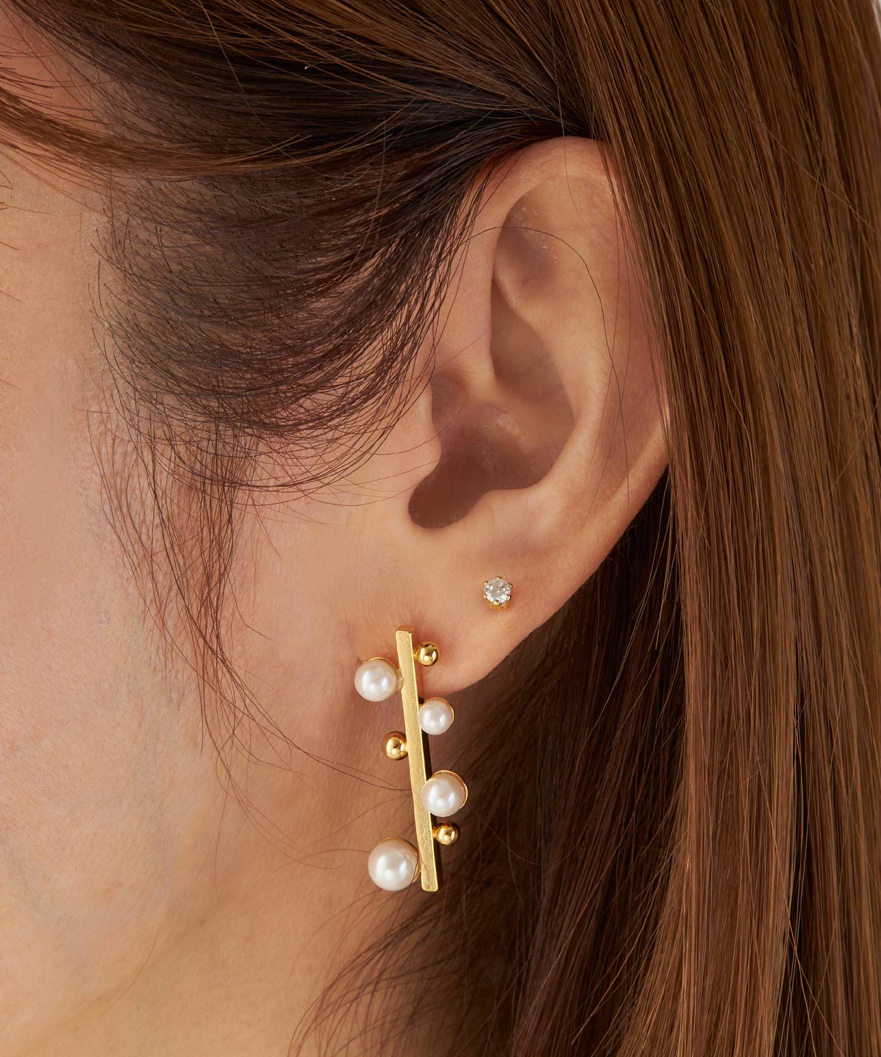 ツィッグ パール ピアス イヤリング