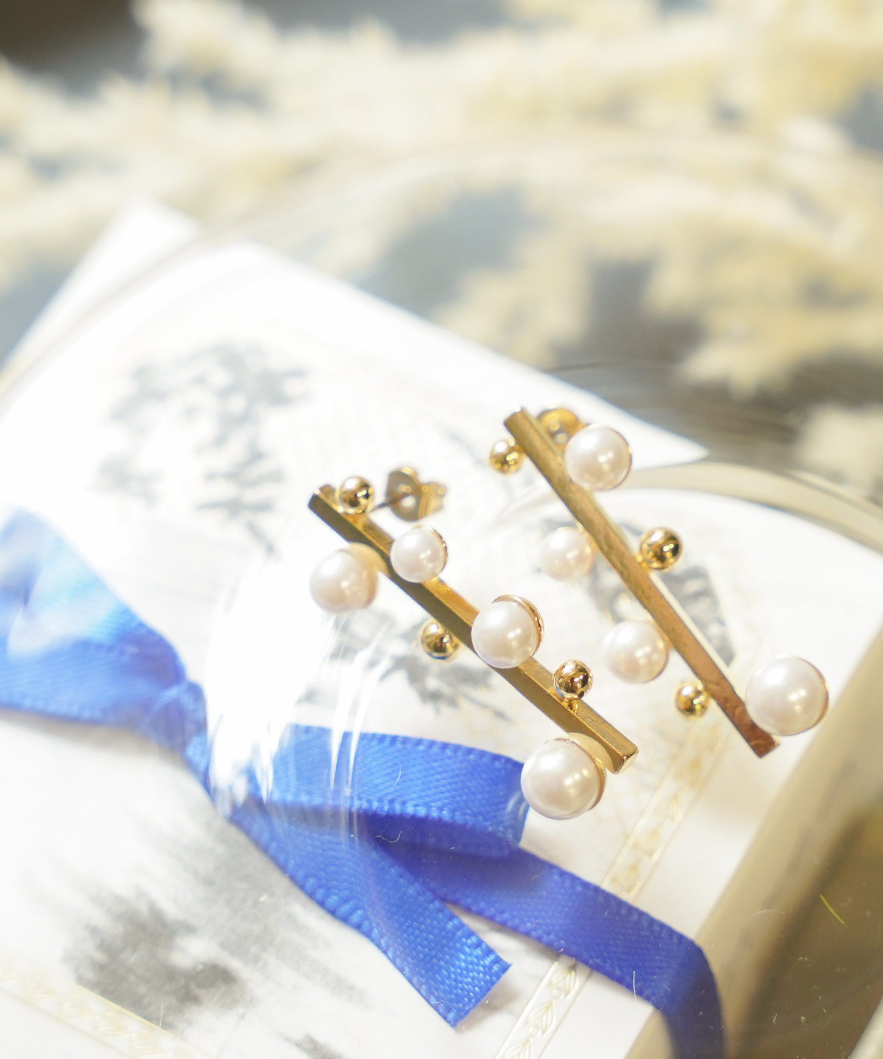 ツィッグ パール ピアス イヤリング