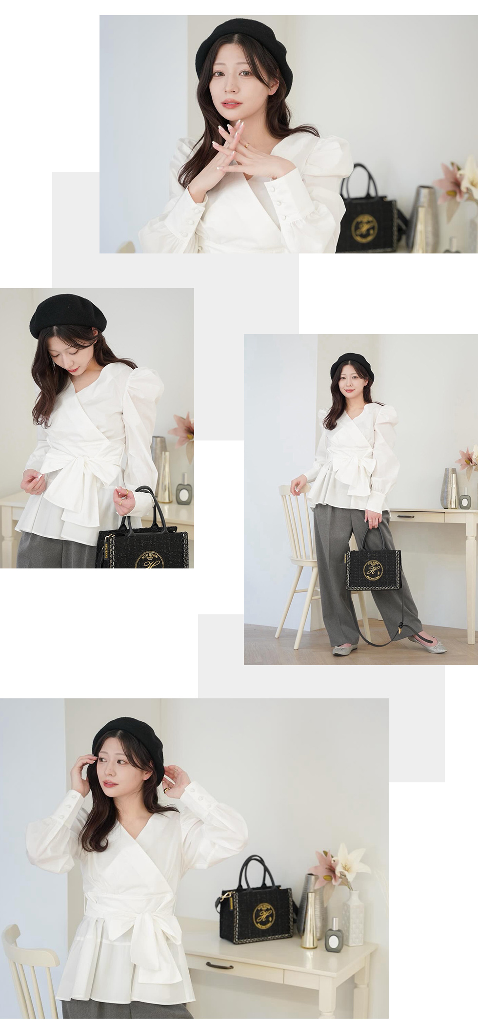 モノトーンで魅せる着映えコーデ 深瀬美桜