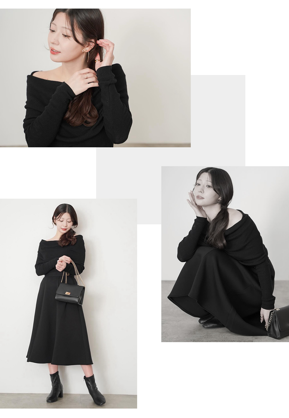 モノトーンで魅せる着映えコーデ 深瀬美桜