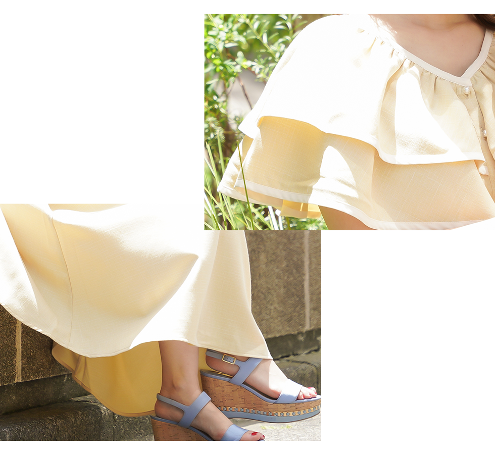 NAGISAが着るlerevevaniller collection