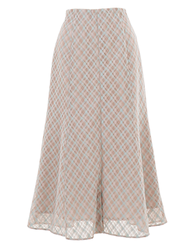 配色レース マーメイド スカート 千葉由佳 and Cherim