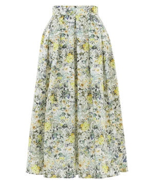 花柄 フレア スカート Joint Space×miimii