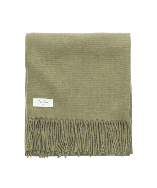 大判ストール ロゴ入りタグ付き omom sot